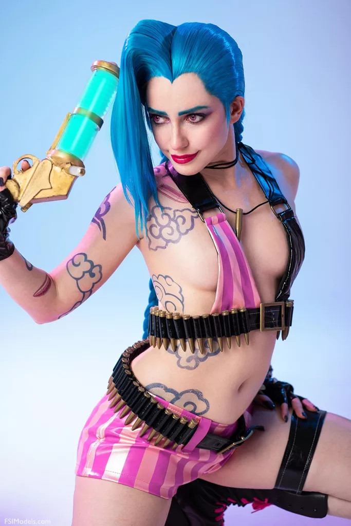 flora daria jinx cosplay leaked photos 003 - FSI Models