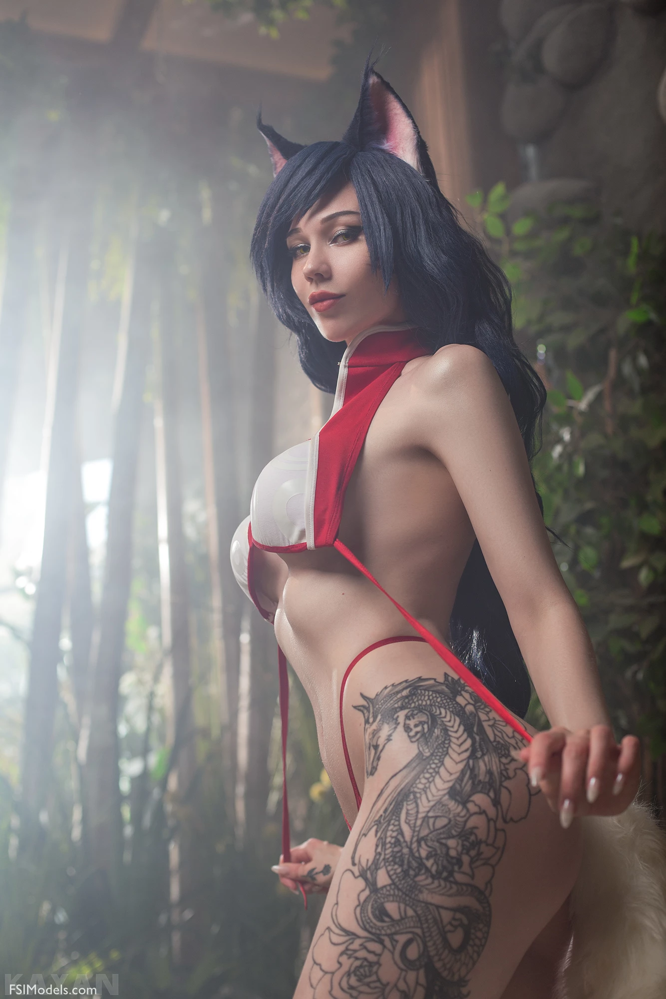 Kaya nilson - ahri lingerie sexy cosplay photos kaya nilson ahri lingerie sexy cosplay photos 014 - FSI Models