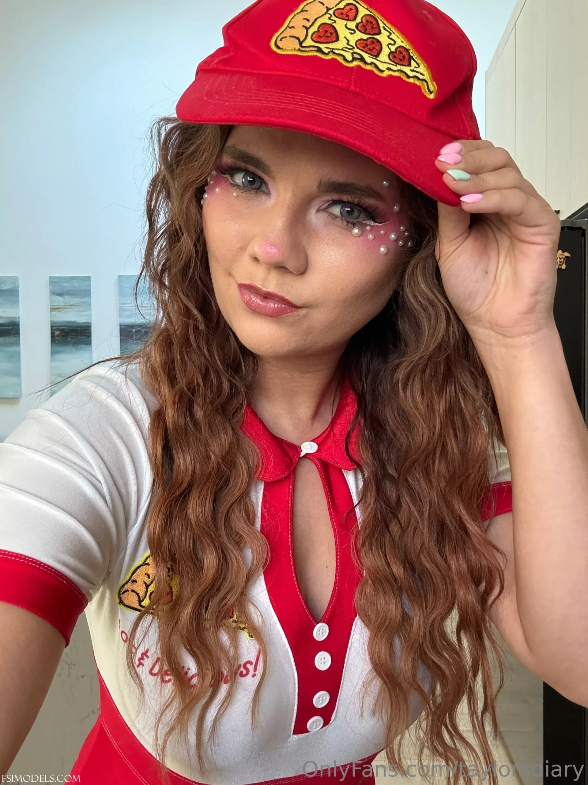dare taylor pizza girl nude onlyfans set photos 001 scaled - FSI Models