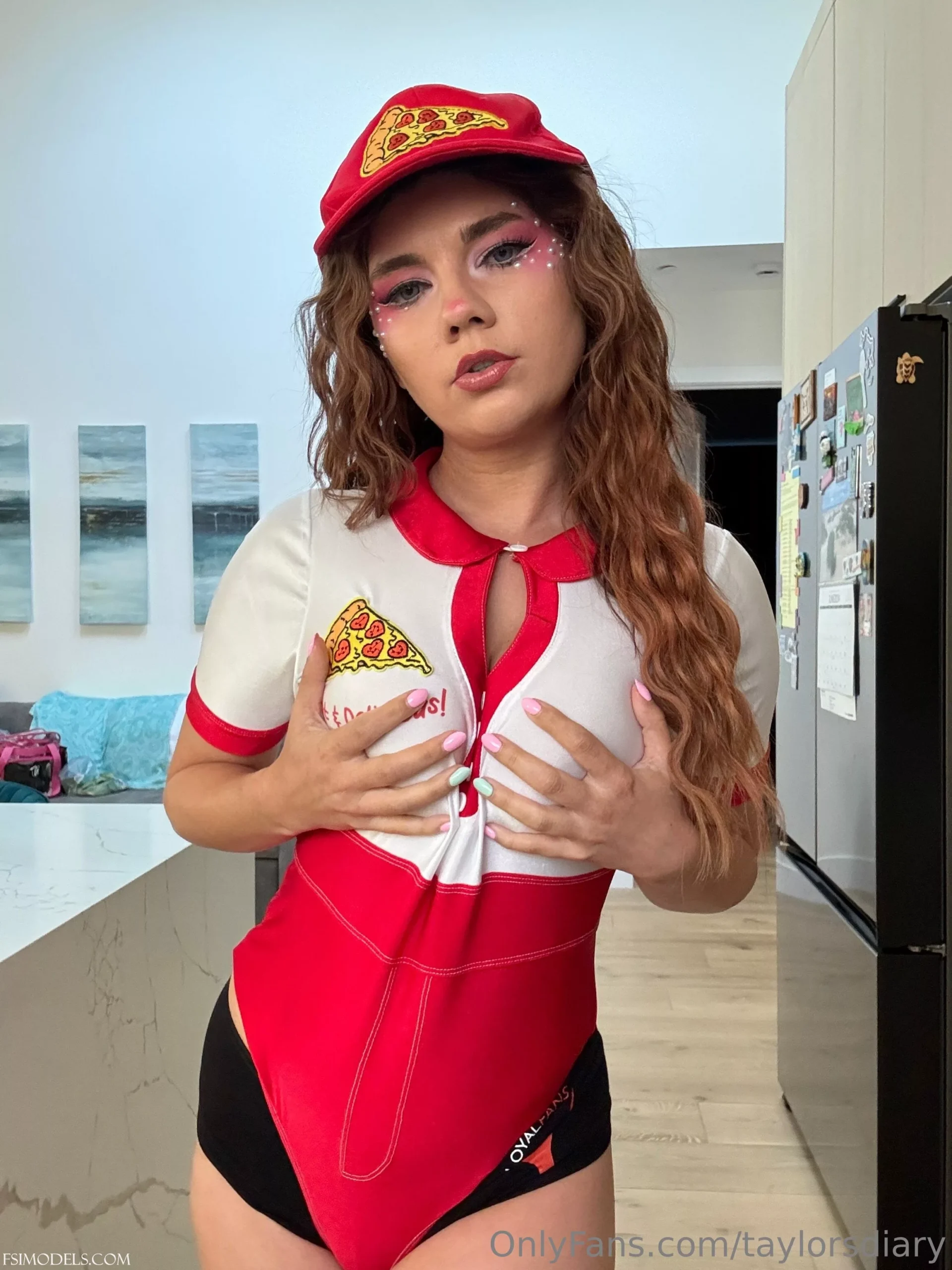 dare taylor pizza girl nude onlyfans set photos 005 scaled - FSI Models