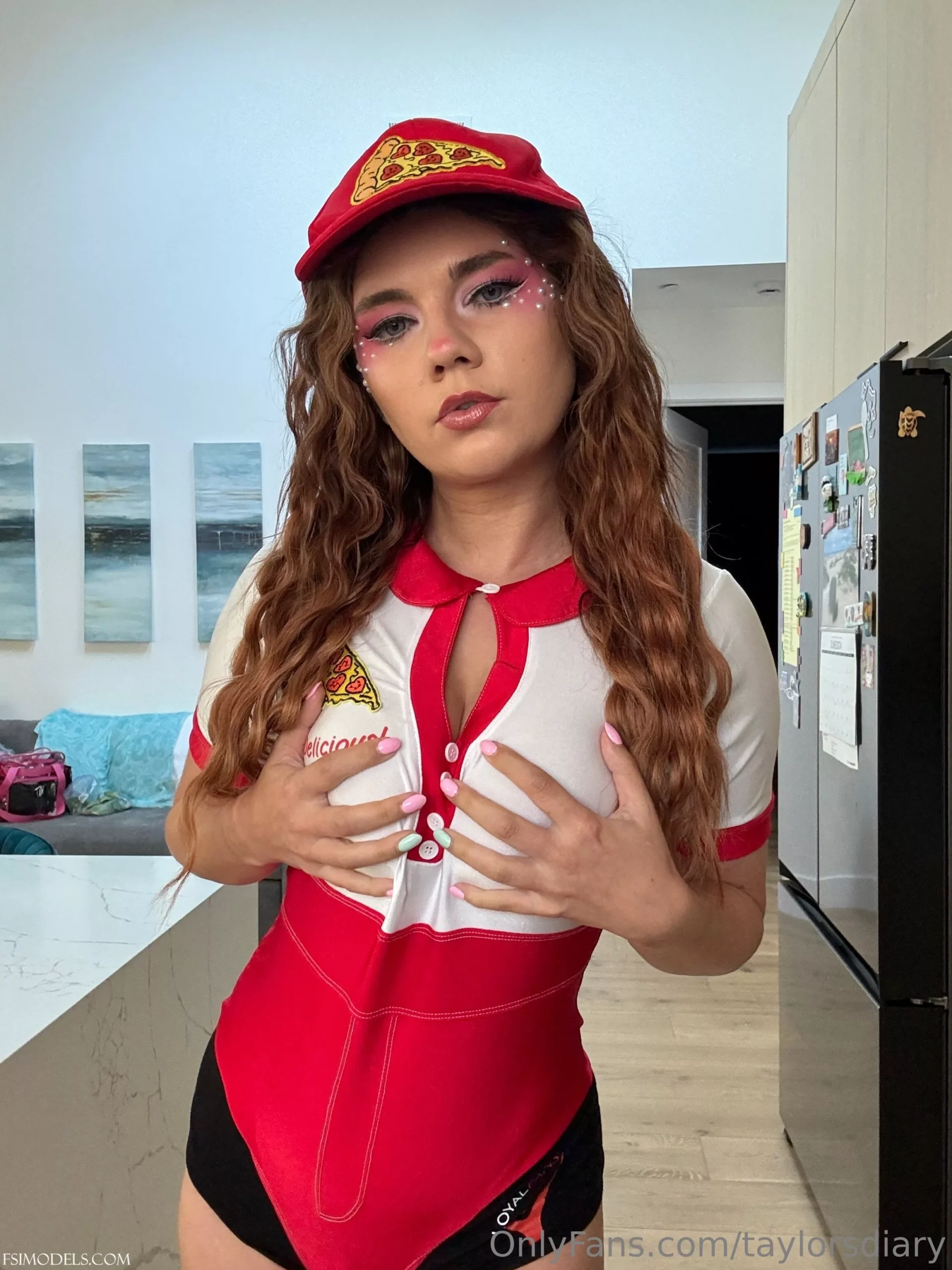 dare taylor pizza girl nude onlyfans set photos 006 scaled - FSI Models