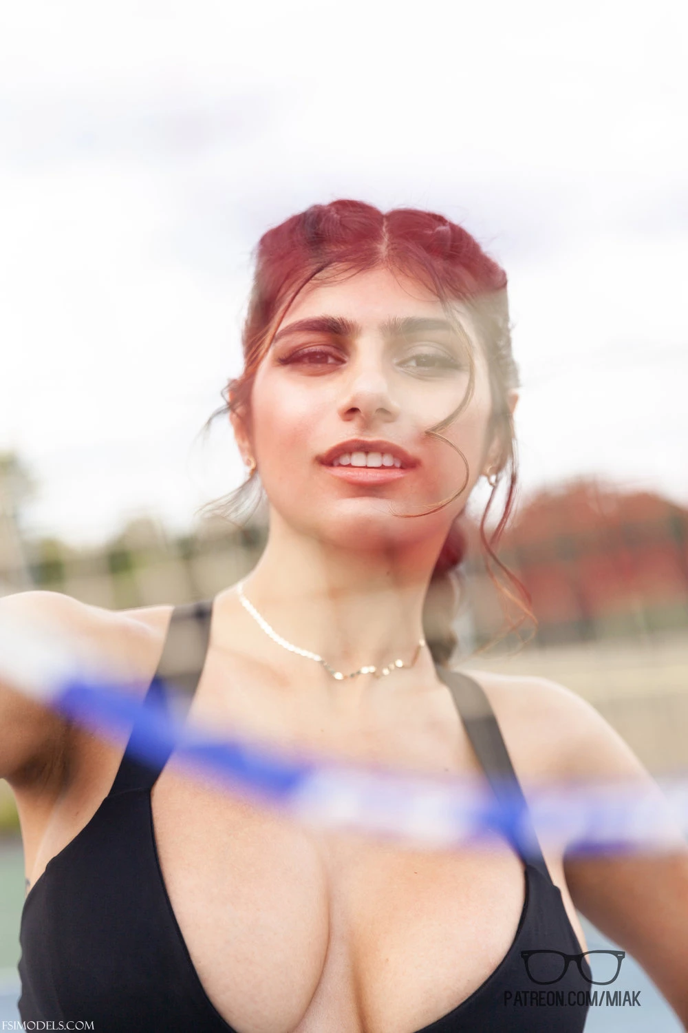 Mia khalifa sexy tennis outdoor photoshoot photos mia khalifa sexy tennis outdoor photoshoot photos 008 - FSI Models