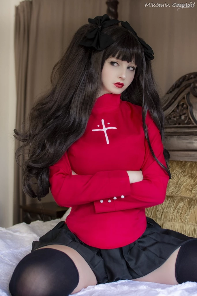 Mikomin - rin tohsaka cosplay set photos mikomin rin tohsaka cosplay set photos 001 - FSI Models