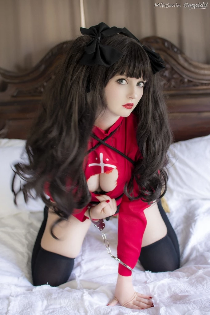Mikomin - rin tohsaka cosplay set photos mikomin rin tohsaka cosplay set photos 014 - FSI Models