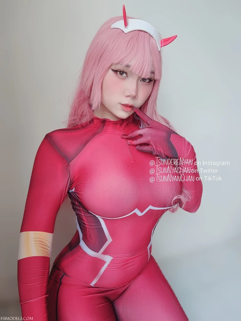 tsunnyanchan zero two cosplay set photos 001 - FSI Models