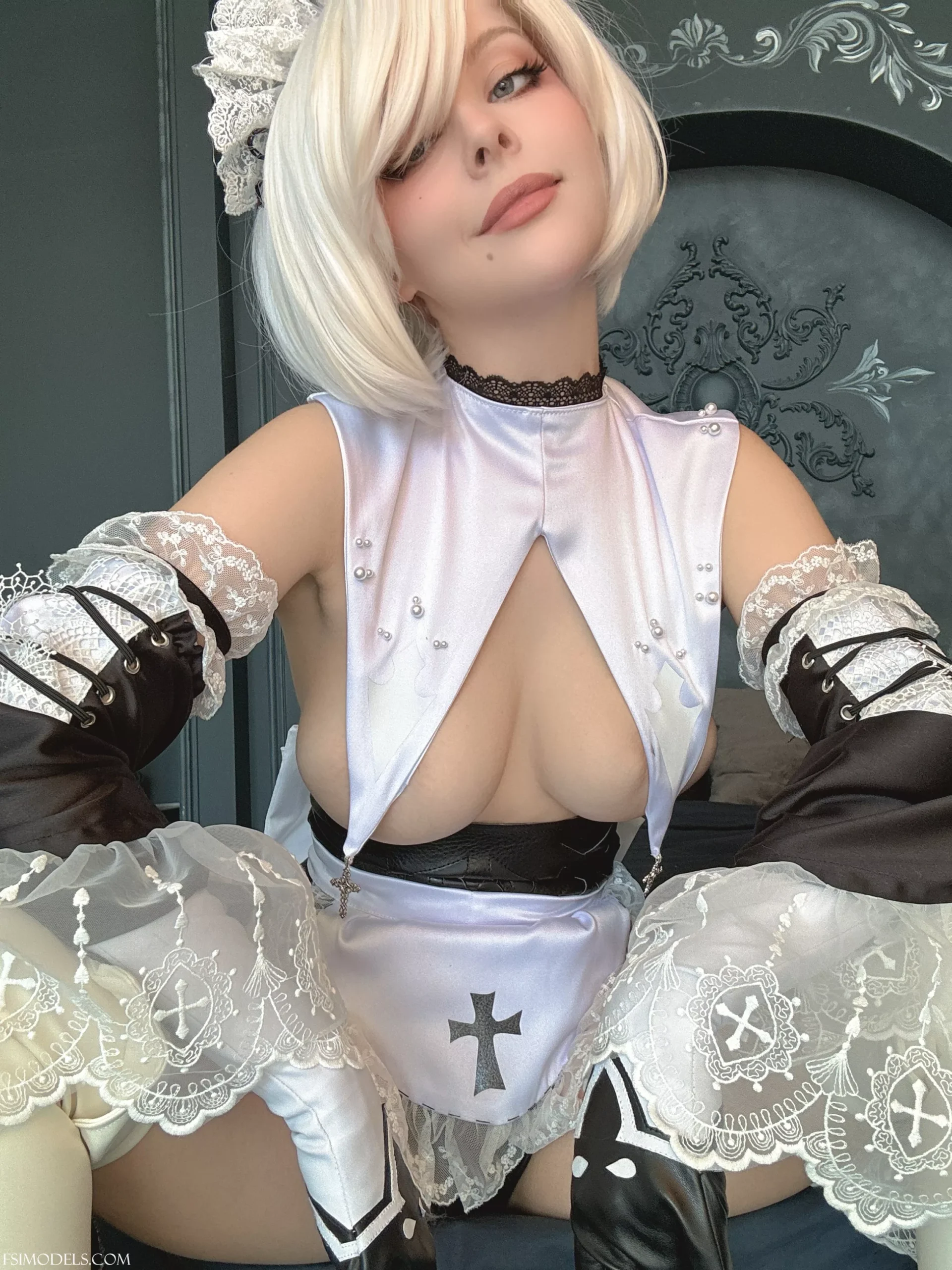 Helly valentine gothic maid 2b nude cosplay part 1 helly valentine gothic maid 2b nude cosplay part 1 020 scaled - FSI Models