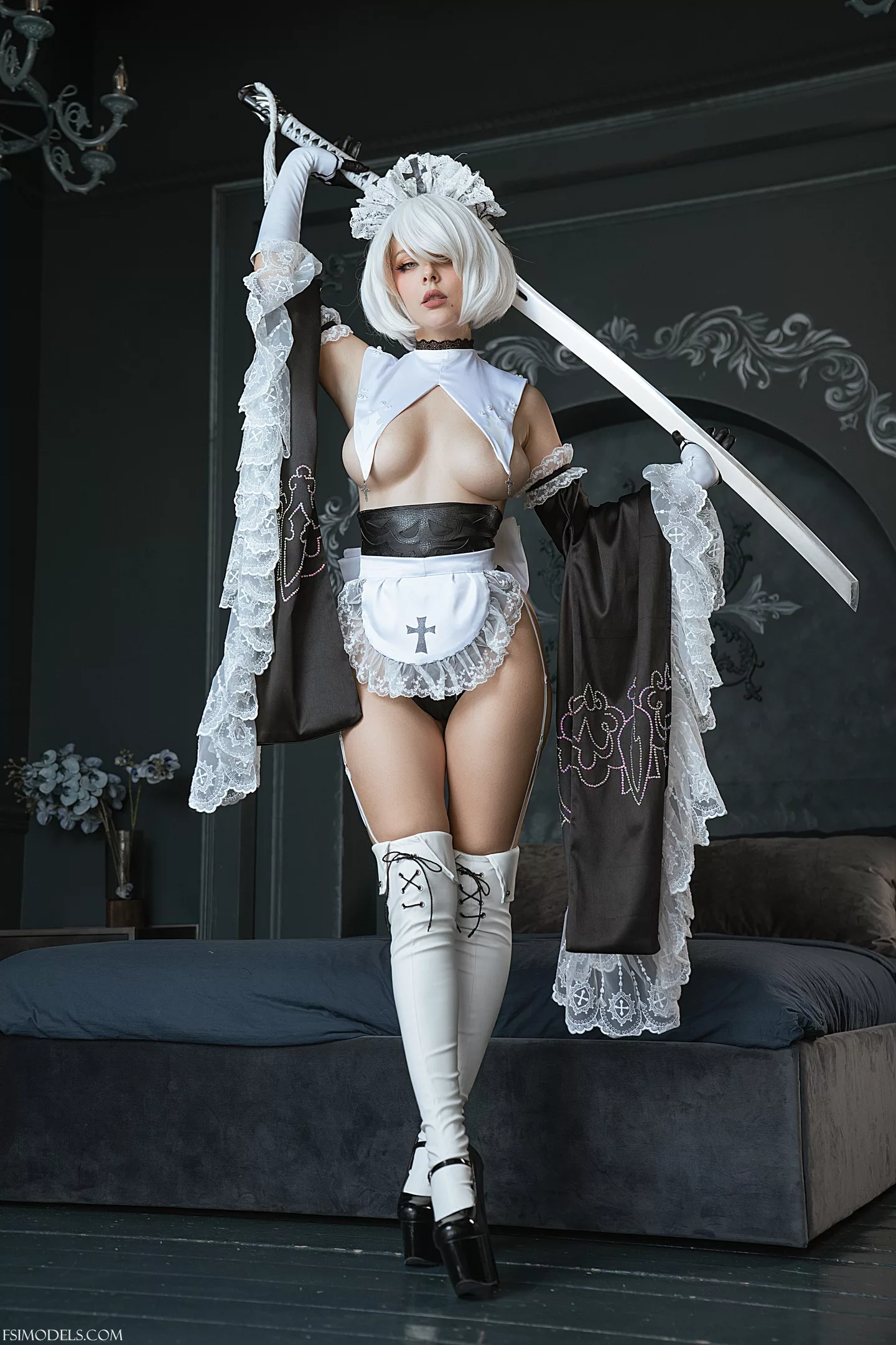Helly valentine gothic maid 2b nude cosplay part 2 helly valentine gothic maid 2b nude cosplay part 2 036 - FSI Models