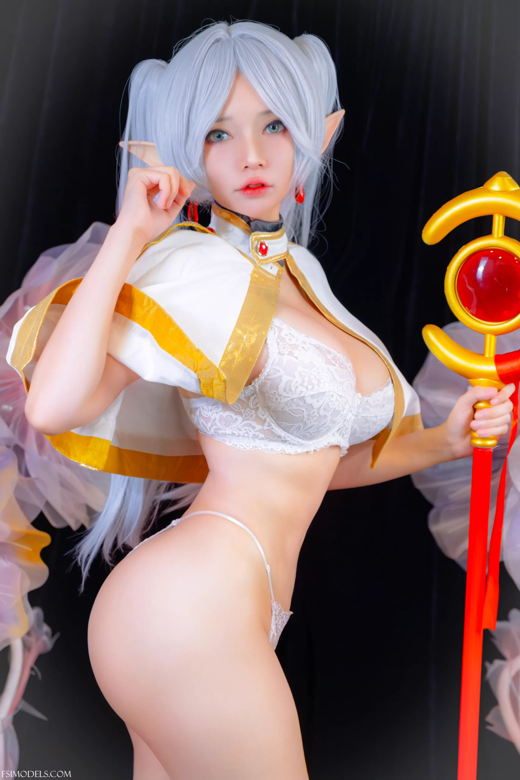 Potato godzilla nude frieren the mage cosplay photos potato godzilla nude frieren the mage cosplay photos 010 scaled - FSI Models