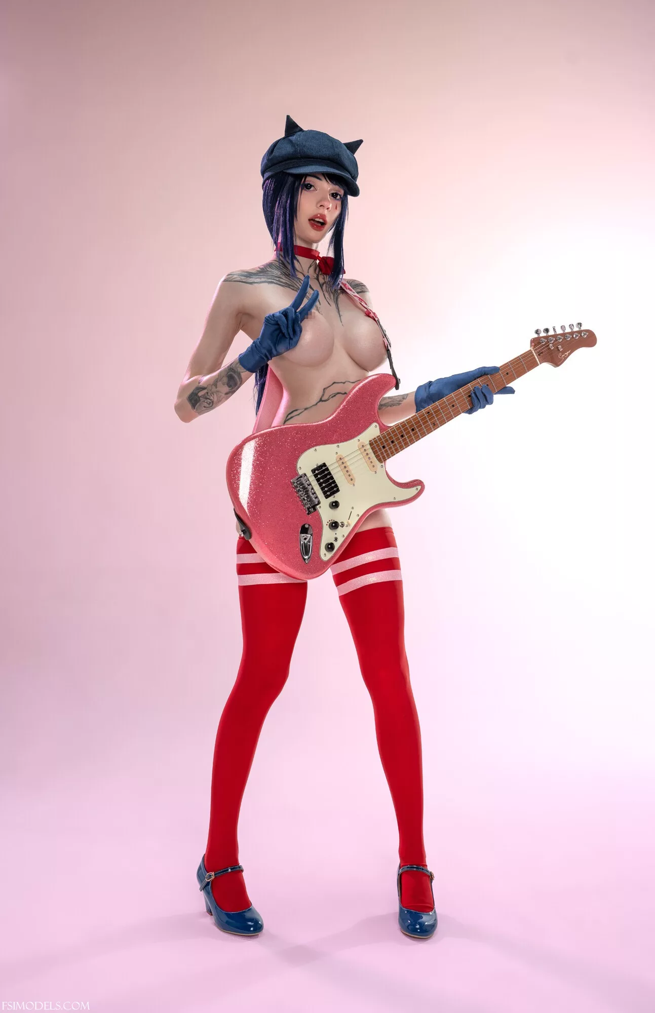 xenon nude red bikini cosplay photos 010 - FSI Models